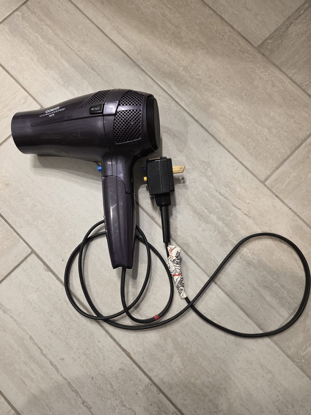 Conair Compact Hair Dryer in Deep Purple